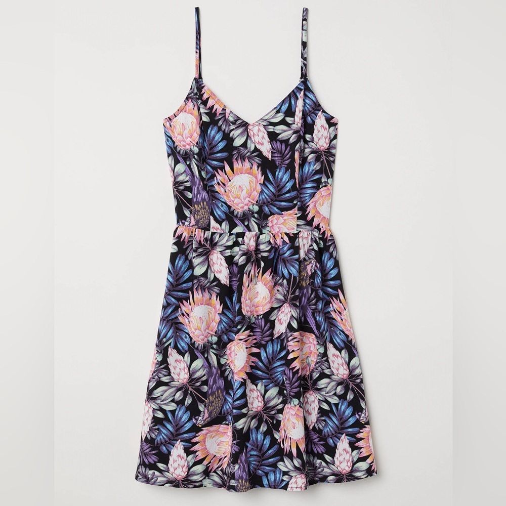 H&M Multicolor Floral Dress